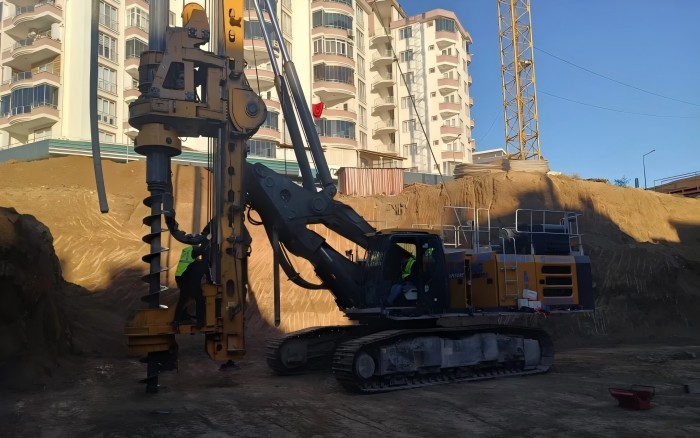 徐工旋挖钻机在欧洲房建中 “火力全开”