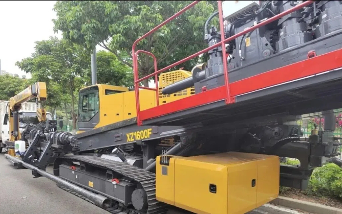 徐工水平定向钻机高效助力厦门补水工程建设！